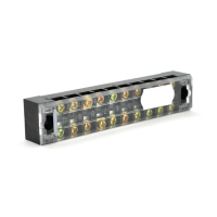 Клемна колодка 10-розрядна TB-1510 15A / 600V, перетин дроту 0,5-1,5 мм2, 50 шт в упаковці, ціна за штуку