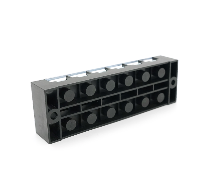 Клемна колодка 6-розрядна TB-4506 45A / 600V, переріз дроту 0,5-4,0 мм2, 20 шт в упаковці, ціна за штуку