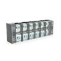 Клемна колодка 6-розрядна TB-4506 45A / 600V, переріз дроту 0,5-4,0 мм2, 20 шт в упаковці, ціна за штуку
