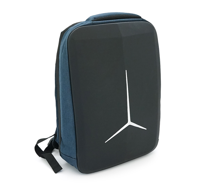 Рюкзак для ноутбука 15.6", TT-2020-2Bl, матеріал нейлон / полієстр / тканина оксфорд, вихід під USB-кабель, 20-35L, синій, Q25