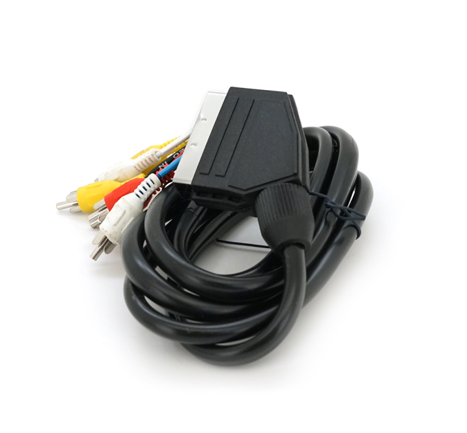 Кабель Merlion SCART (тато) -6RCA (тато), 1,5m, Q100