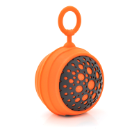 Колонки WAVE-110 Bluetooth 4.2, до 10m, 2х3W, 600mAh, ≥92dB, USB-micro, DC 5V, Black / Orange, BOX, Q20