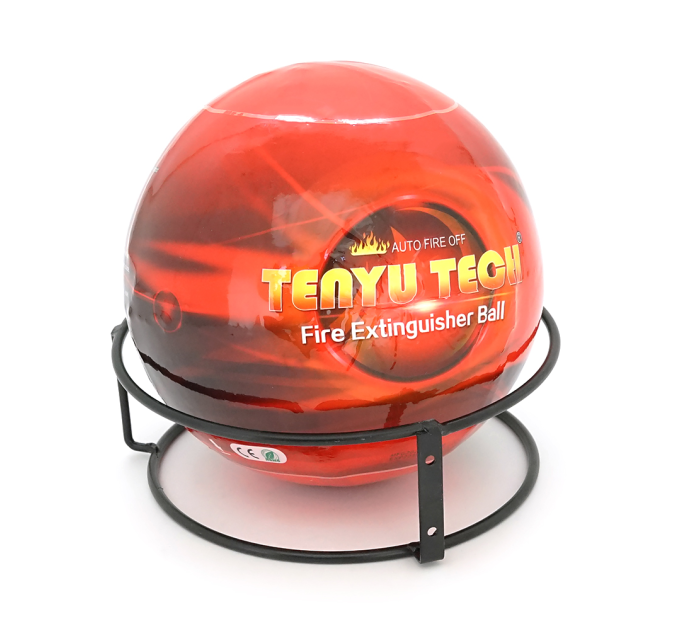 Вогнегасник автоматичний підвісний порошковий Tenyu Tech, кульовий, D-215 мм. 4 кг. Зона гасіння: 9,0 м³ Термін придатності до споживання: 5 років. гачок / кріплення Q4
