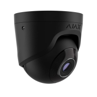 5 Mp дротова охоронна IP-камера Ajax TurretCam (5 Mp / 2.8 mm) Black
