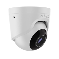 5 Mp дротова охоронна IP-камера Ajax TurretCam (5 Mp / 2.8 mm) White