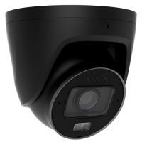 5 Mp IP варіофокальна відеокамера з гібридним підсвічуванням Ajax TurretCam HLVF (5 Mp) Black (2.8-12 мм)