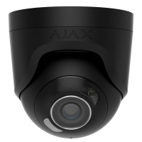 8 Mp IP охоронна відеокамера з гібридним підсвічуванням Ajax TurretCam HL (8 Mp / 2.8 mm) Black