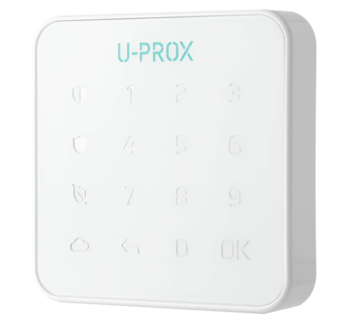 Бездротова сенсорна міні-клавіатура U-Prox Keypad G1 White