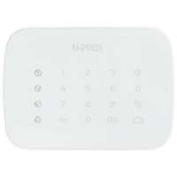 Бездротова сенсорна клавіатура для 4-х груп U-Prox Keypad G4 White Бездротова сенсорна клавіатура для 4-х груп U-Prox Keypad G4 White