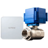 Бездротовий комплект керування водопостачанням U-Prox Valve DN15 для труби 1 / 2 Бездротовий комплект керування водопостачанням U-Prox Valve DN15 для труби 1 / 2