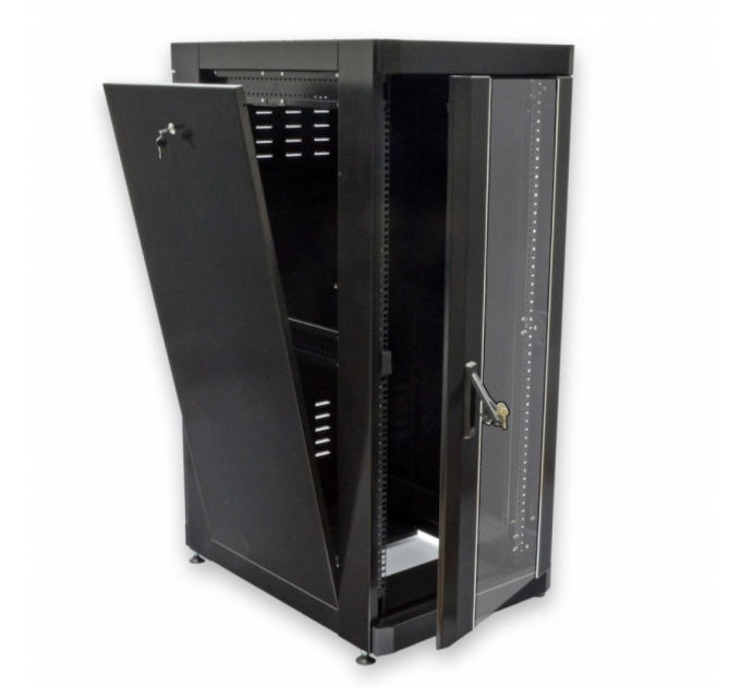 Шафа 19" 18U, 610 х 865 мм (Ш * Г), чорна
