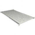 Полиця 19" 4 точки кріпл., 850мм глиб., перфорована, т.м.2мм, сіра