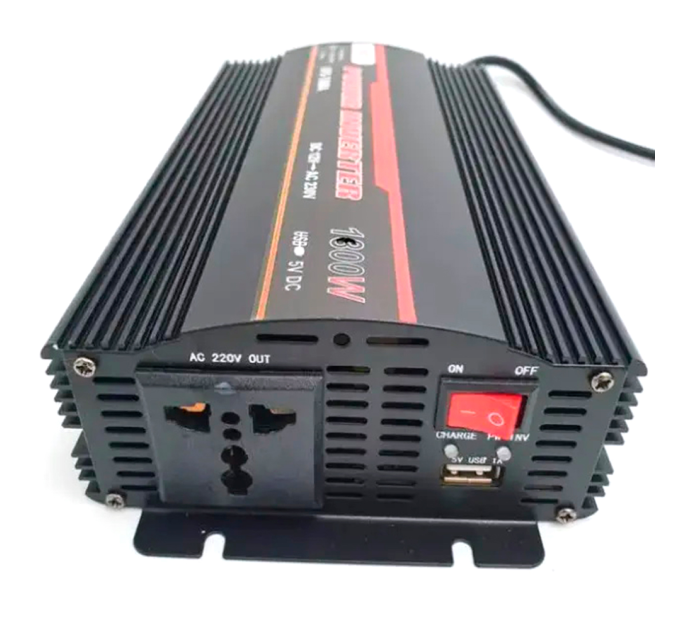 Інвертор напруги UKC 1800ВА(900Вт)+CHARGE 20A, 12 / 220V approximated, 1 універсальна розетка, Box