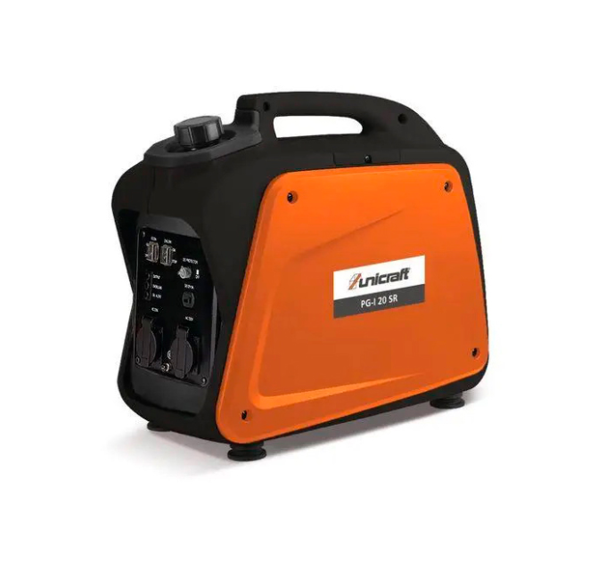 Генератор інверторний Бензиновий UNICRAFT PG-I 20 SR, 1.7kW (1.8kW), однофазний, 220V, 50Hz, об'єм 4.1л