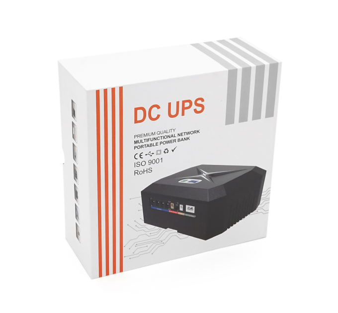 ДБЖ UPS-120W / 32 DCP-120W-48 для роутерів / комутаторів / PON, 9 / 12V*3, 48000мAh(8*6000MAh), Black, BOX