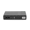 ДБЖ UPS-36W DC1036P-10 для роутерів / комутаторів / PON / POE-430(15-24V), 5 / 9 / 12V, 10400мAh, USB 3.0, Black, BOX