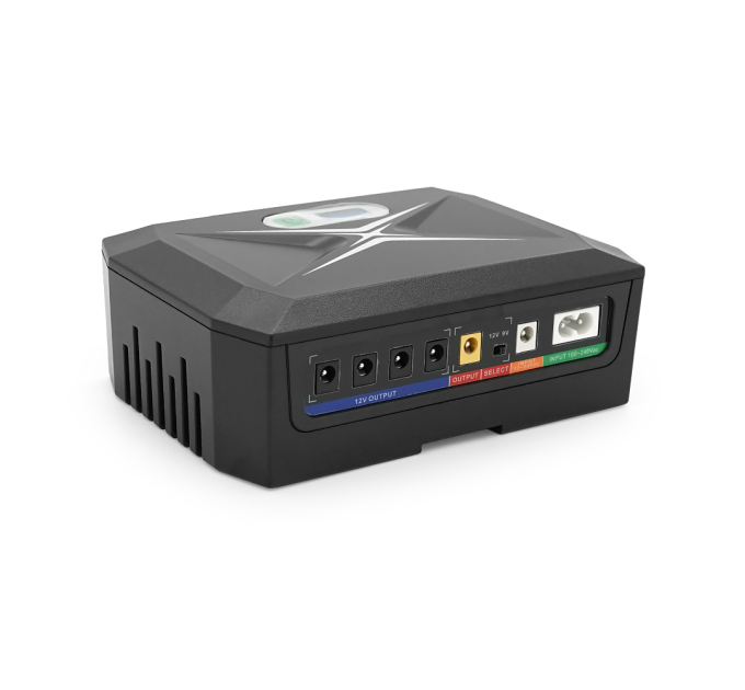 ДБЖ UPS-60W DCP-60W-20 для роутерів / комутаторів / PON / POE-430(15-24V), 5 / 9 / 12V, 20800мAh(8*2600MAh), USB 3.0, Black, BOX