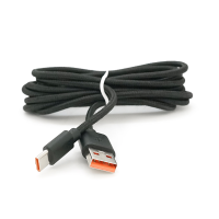 Кабель USB для Type-C (male to male), 10A, Підтримка SCP, QC3.0, PD до 240Вт, 480Mbps, довжина 1.5м, обплетення, Black, Box