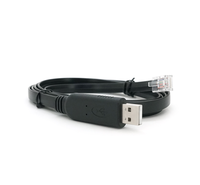 Кабель VEGGIEG V-U403, USB / RJ45, FTDI-TF 232 Chipset, консольний, Black, довжина 1.5м, Box