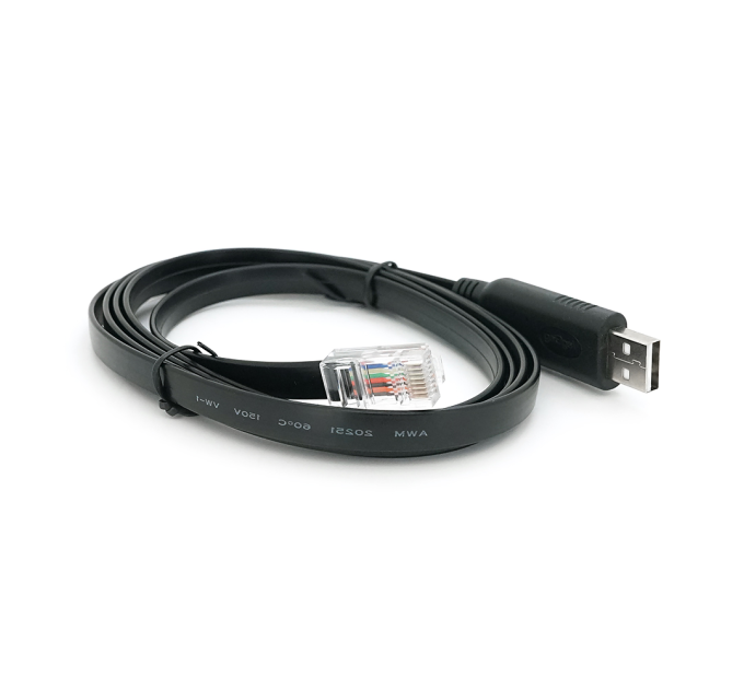Кабель VEGGIEG V-U403, USB / RJ45, FTDI-TF 232 Chipset, консольний, Black, довжина 1.5м, Box