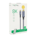 Кабель VEGGIEG V-Z637 Type-C (папа) / Display Port(папа), 8K, 2м, Black-gray