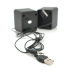 Колонки 2.0 Kisonli V310 для ПК і ноутбука, USB + 3.5mm, 2x0,5W, 20Hz- 20KHz, Red, BOX, Q100