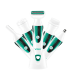 Набір VGR V-720 5 в 1 для догляду, триммер для носа, брів, тіла, пристрій для чищення обличчя, масажер, Box