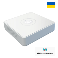 4х канальний IP відеореєстратор VIA SECURITY VIA-NVR04V1Q з підтримкою до 6МП (Value Q Series)