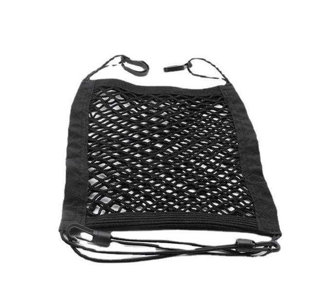 Сітка кишеня між сидіннями, 30x25см, двошарова, 4 гумки, Black