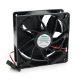 Кулер для охолодження серверних БП 2038 DC sleeve fan 4pin, 120x120x38mm, RPM 6500±10%, 12V / 1.65A, Black