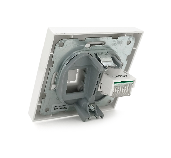 Розетка Panasonic Karre Plus 55 комп'ютерна RJ45 CAT6e, біла