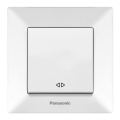 Вимикач Panasonic Arkedia Slim одноклавішний перехресний білий