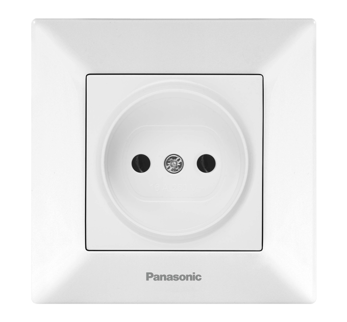Розетка Panasonic Arkedia Slim, біла
