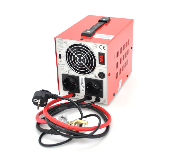 ДБЖ з правильною синусоїдою Westech EAP DUAL ULTIMATE -800VA / 500W 12V, однофазний, напольного монтажу, LED дисплей, DC150-270V, AC230±8%, 2*Shuko, Q4
