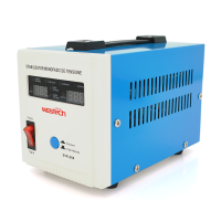 Стабілізатор напруги релейний Westech SVR-500VA / 375W однофазний, напольного монтажу, LED дисплей, діапазон 150-270V, AC230±8%, 2*Shuko, Q8