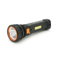 Ліхтар ручний WESTECH, вбудований АКБ / 1200mah, Solar+COB,3 режими, USB кабель,black