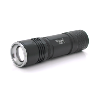 Ліхтар ручний Watton WT-313, 1LED Cree T6, 3W, 5 режимів, ZOOM, 18650 / 2800mah (перехідник 3*AAA), Black, IP44, СЗУ, 120х33х33мм, BOX