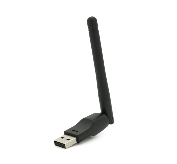USB Wi-Fi антена для Т2, 150Mbps, 2.4 GHz, Black, Blister