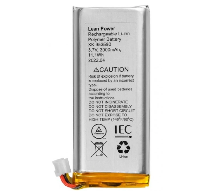 Аккумулятор 3,7V 3000mAh 3-pin для Ajax Hub 2 (4G), Hub 2 Plus, Rex 2