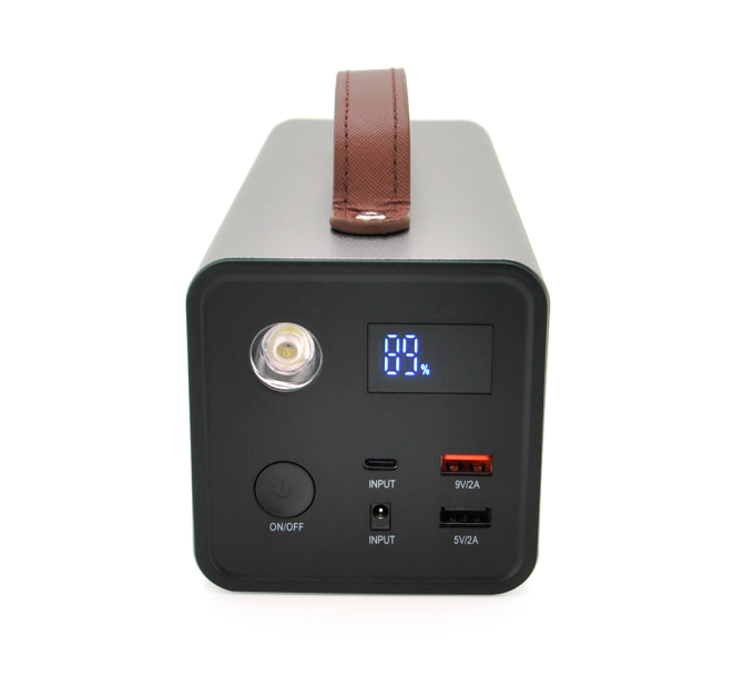 Портативна зарядна станція XM02A 200W, 220V / 50A, 1*AC / 220V+QC3.0, 5V / 3A-9V / 2A, АКБ - 32000mAh, LED