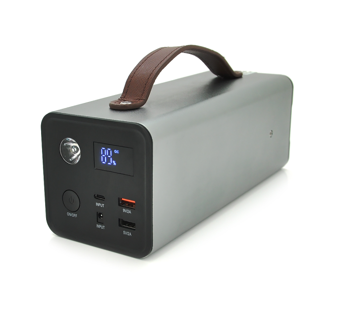 Портативна зарядна станція XM02A 200W, 220V / 50A, 1*AC / 220V+QC3.0, 5V / 3A-9V / 2A, АКБ - 32000mAh, LED