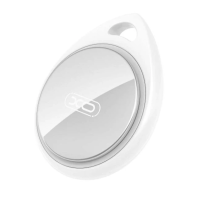Розумний Брелок XO LP02 Apple MFI Bluetooth Airtag (For IOS system devices) для пошуку речей (ключів) Anti-Lost, Білий, 39*39*7 мм, 7,3 г