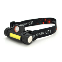 Налобний ліхтарик Voltronic YB-101,1 led 3W, 1 Led Cob, 2 режими, корпус-пластик, водостійкий, ip44, магніт, живлення АКБ вбудований, USB micro кабель, 6400K, BOX