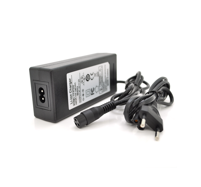 Зарядний пристрій для акумуляторів Li-ion 67.2V2A, роз'єм 3pin, BOX