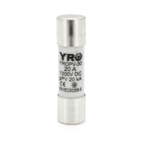 Плавкий запобіжник YROPV-30, 20A, 1000Vdc, 10×38mm, постійна напруга, 10 штук в упаковці, ціна за 1 штуку