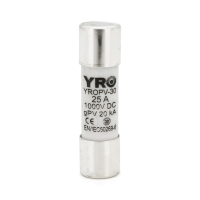 Плавкий запобіжник YROPV-30, 25A, 1000Vdc, 10×38mm, постійна напруга, 10 штук в упаковці, ціна за 1 штуку