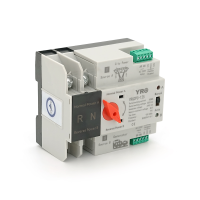 Автомат введення резерву (АВР) двополюсний YRQ2PC-125, 220V / 125A на DIN-рейку для генераторів
