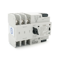 Автомат введення резерву (АВР) триполюсний YRQ2PC-125 Wifi ATS, 3P 125A 400V, E-Welink App на DIN-рейку для генераторів