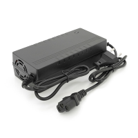 Зарядний пристрій акумуляторів Li-ion 16.8V, 5A, , роз'єм Triangle plug (T-tipe / IEC / C13 N+L-), LED-індикація