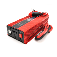 Інвертор напруги UKC+LCD, 2000ВА(1200Вт), 12 / 220V, approximated, 1 універсальна розетка, клеми Інвертор напруги UKC+LCD, 2000ВА(1200Вт), 12 / 220V, approximated, 1 універсальна розетка, клеми